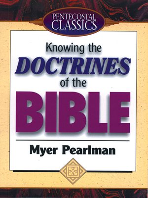 cover image of Knowing the Doctrines of the Bible